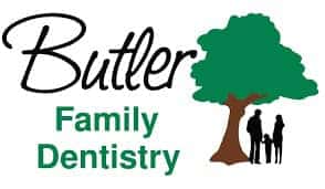 Butler Family Dentistry logo showcasing family-friendly dental care services.