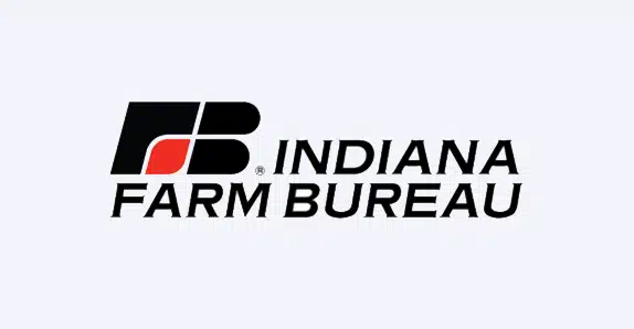 Indiana Farm Bureau logo representing agricultural advocacy and support in Indiana.