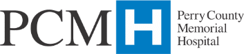 Perry County Memorial Hospital logo showcasing healthcare services and community commitment.
