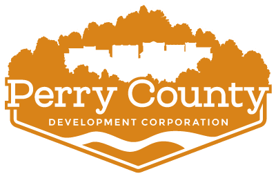 Perry County Development Corporation logo promoting local growth and economic development.