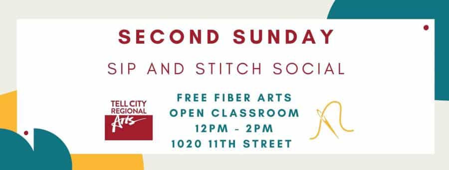 Join the Second Sunday Sip and Stitch Social at Tell City Regional Arts.