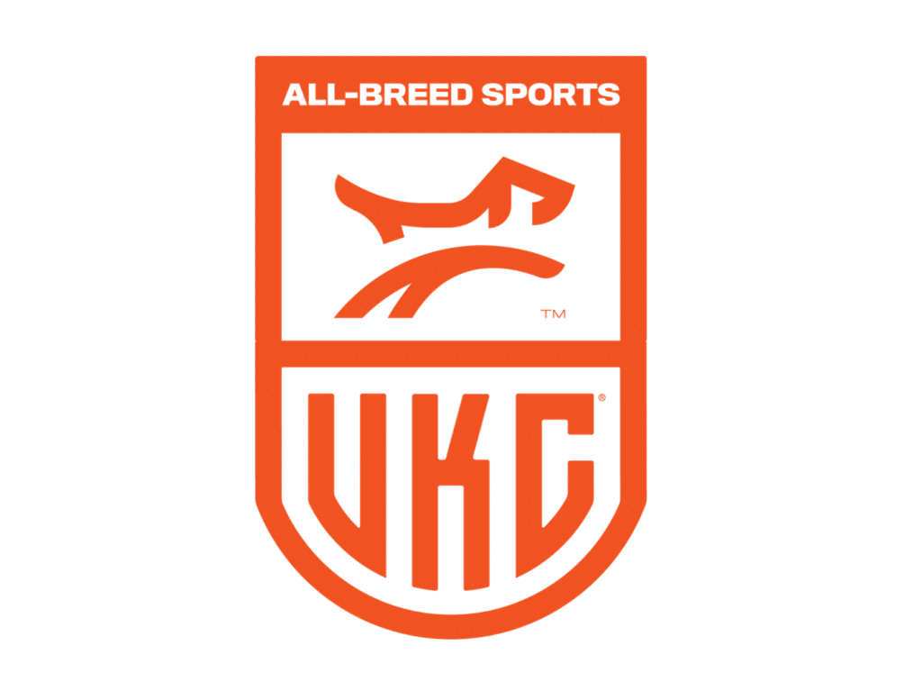 All-Breed Sports logo representing UKC, promoting competitive dog sports and events.
