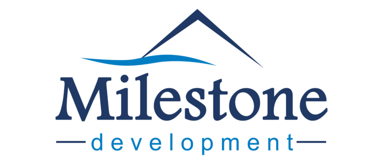 Milestone Development logo representing innovation in real estate and construction services.