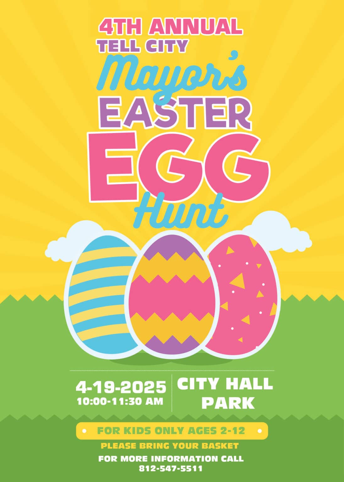 4th Annual Tell City Mayor's Easter Egg Hunt - Pick Perry County, Indiana