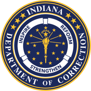 Indiana Department of Correction logo symbolizing inspire, reform, and strengthen.