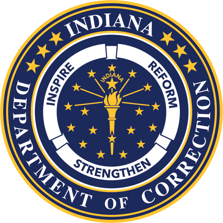 Indiana Department of Correction logo symbolizing inspire, reform, and strengthen.