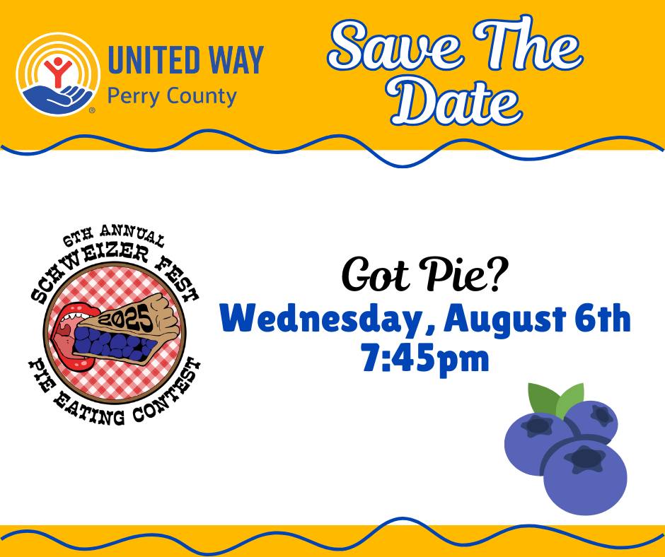 Schweizer Fest pie contest 2025 on August 6th, celebrate delicious pie eating fun.