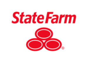 State Farm logo representing insurance and financial services in a distinctive red design.