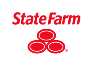 State Farm logo representing insurance and financial services in a distinctive red design.