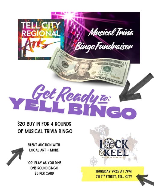 Join our musical trivia bingo fundraiser for fun, prizes, and local art on September 25.