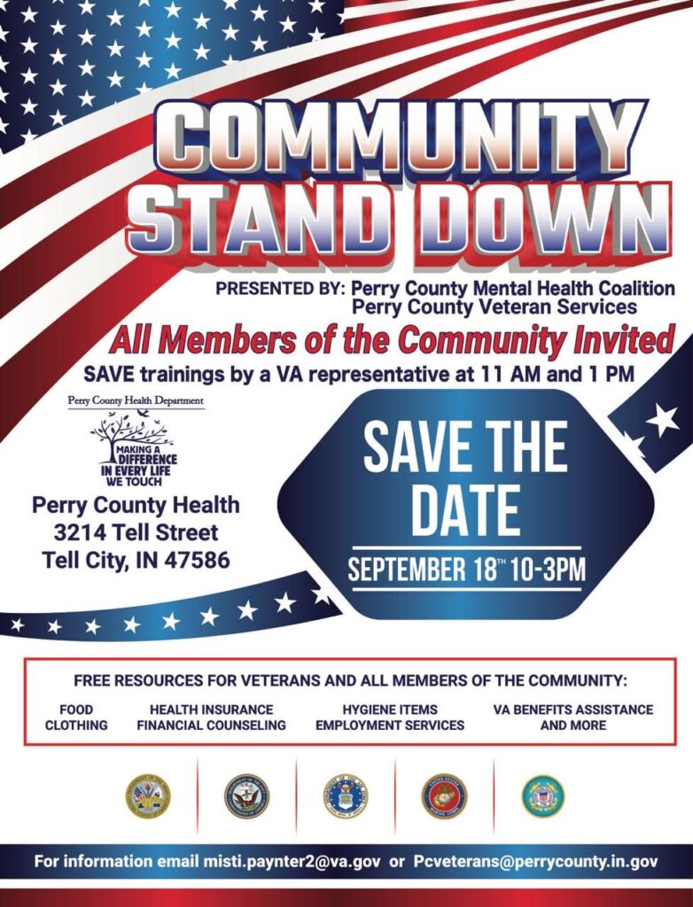 Community stand down event offers veterans resources, training, and support in Tell City.