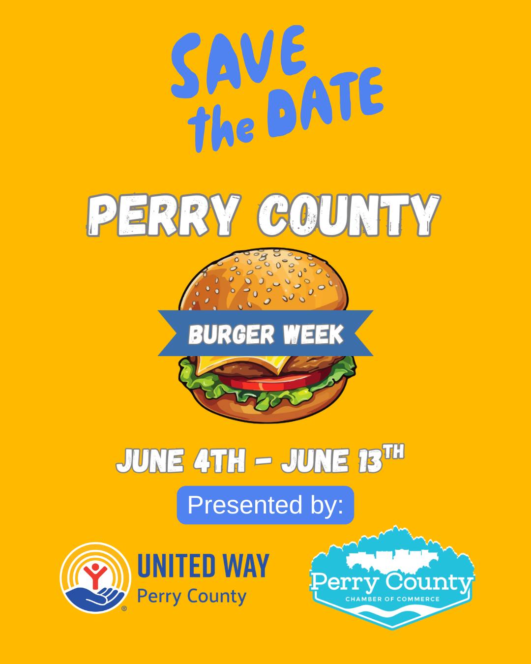 Perry County Burger Week runs from June 4th to June 13th—dont miss out!
