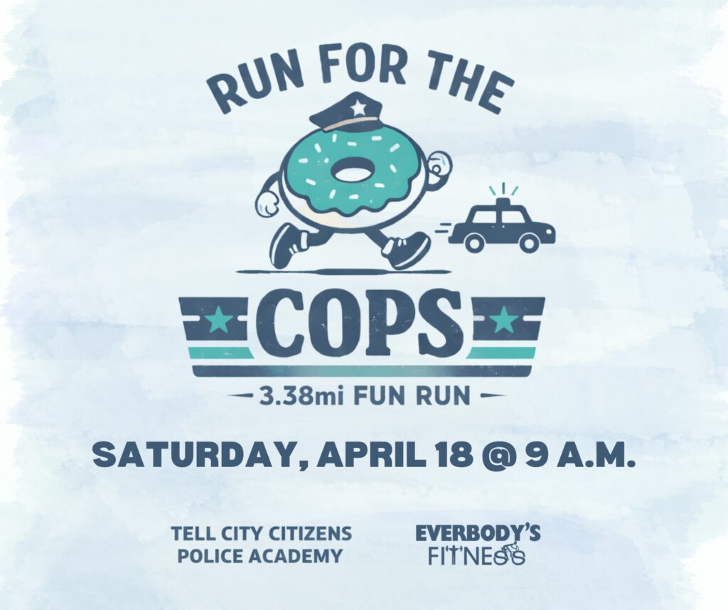 Join the Run for the Cops fun run event on April 18 for a great cause!