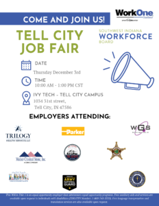 Tell City Job Fair 2023: Connect with local employers at Ivy Tech campus.